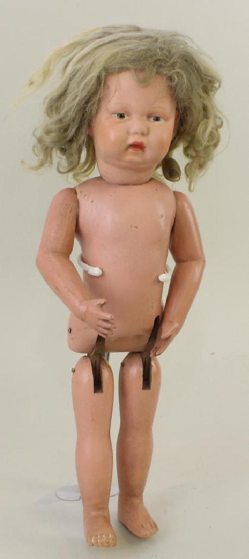 17" SCHOENHUT MODEL NO. 1718W WALKABLE TODDLER DOLL. (1 of 4)