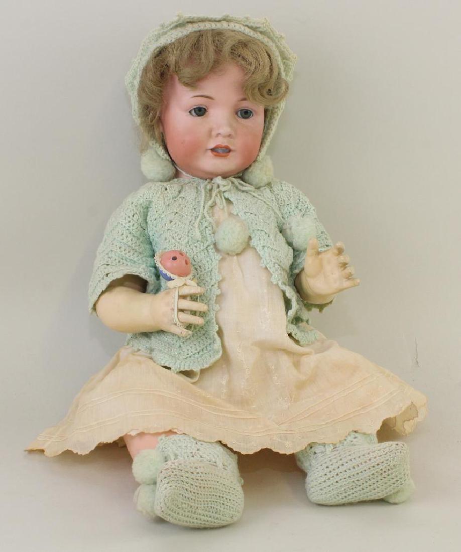 24" B&P X0 585 14 GERMANY ANTIQUE BISQUE HEAD CHARACTER (1 of 5)