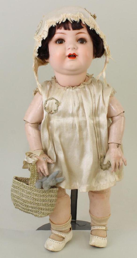18"  K * R 926 ANTIQUE TODDLER DOLL WITH PAPIER MACHE (1 of 4)