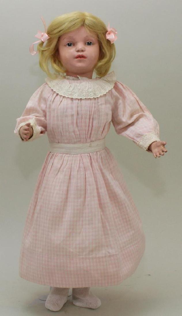 19" SCHOENHUT MODEL NO. 308 WIGGED DOLL. (1 of 3)