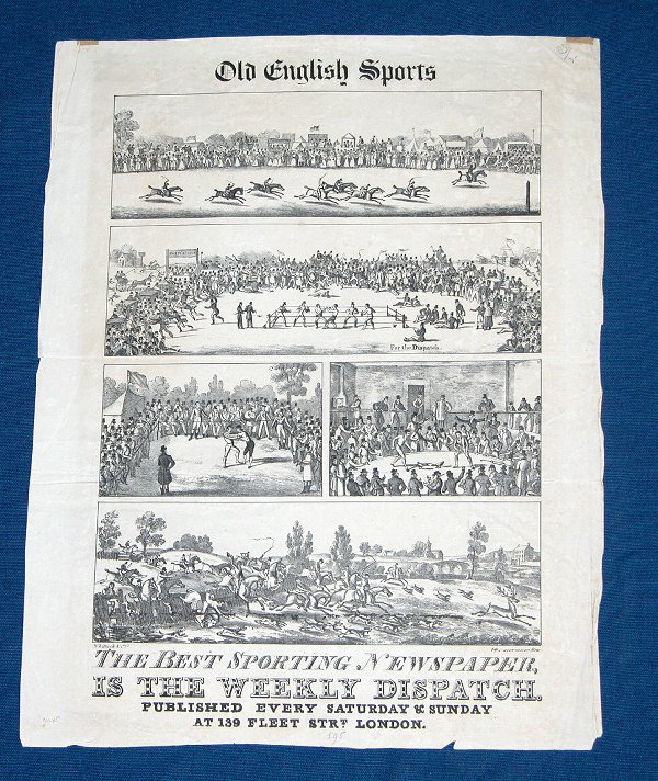 19th Century Sports Newspaper Illustrated