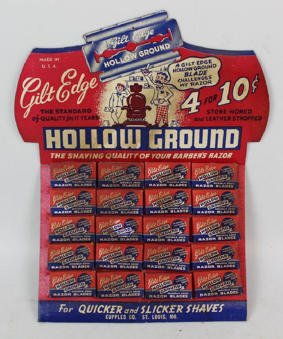Hollow Ground Razor Blade Display (1 of 4)
