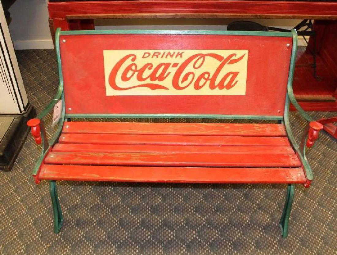 Coca Cola Park Bench For Sale Coca-Cola Garden Bench