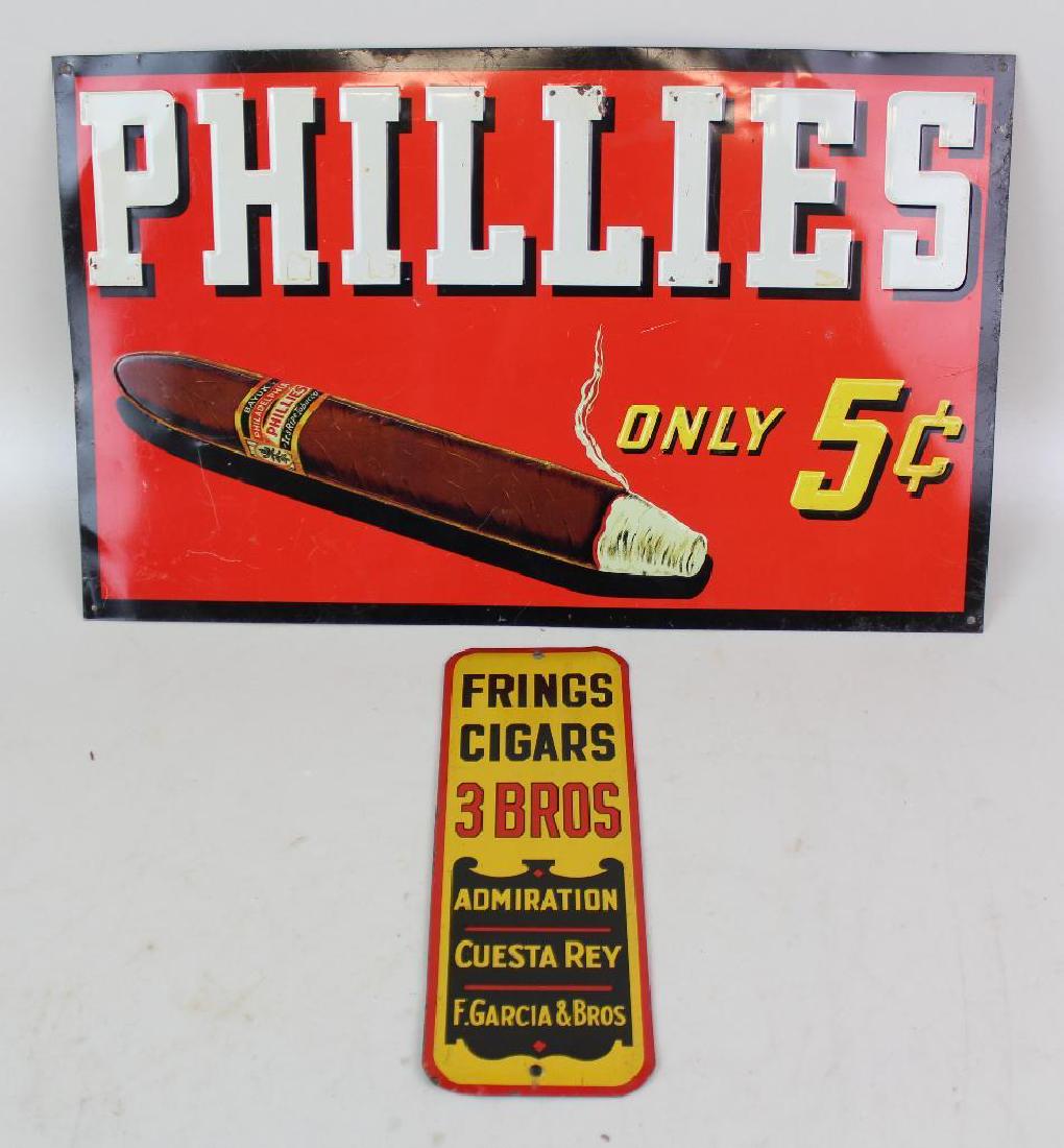 Phillies and Frings Cigar Advertising Tins (1 of 5)
