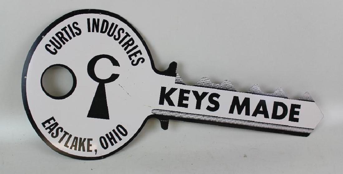 Keys Made Metal Advertising Sign (1 of 4)