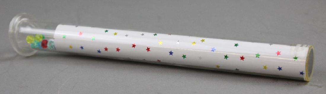 Polka Dot Chromoscope: Plastic/cardboard Chromoscope 1989, polka dots.