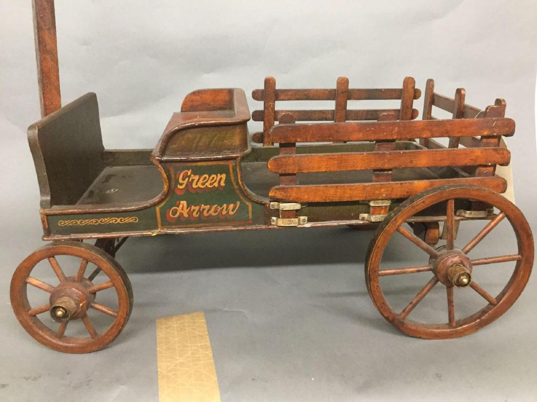 Green Arrow Wooden Wagon (1 of 4)