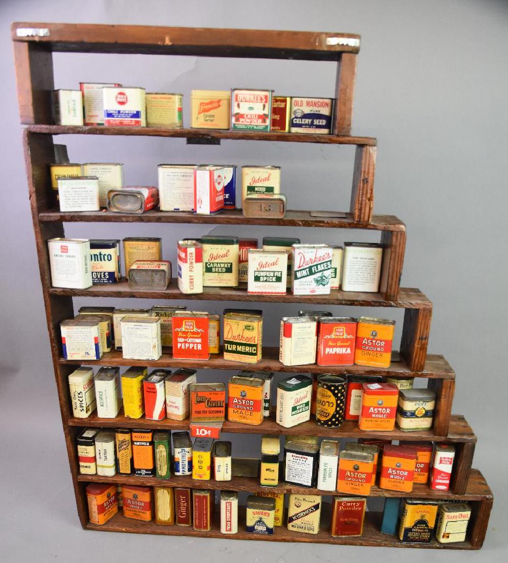 Tobacco Rack with Spice Tins (1 of 4)