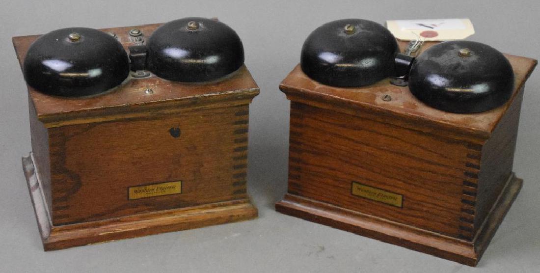 Pair Western Electric Bell Boxes (1 of 3)