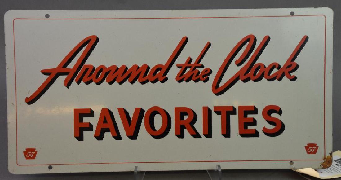 Metal Advertising Sign (1 of 3)