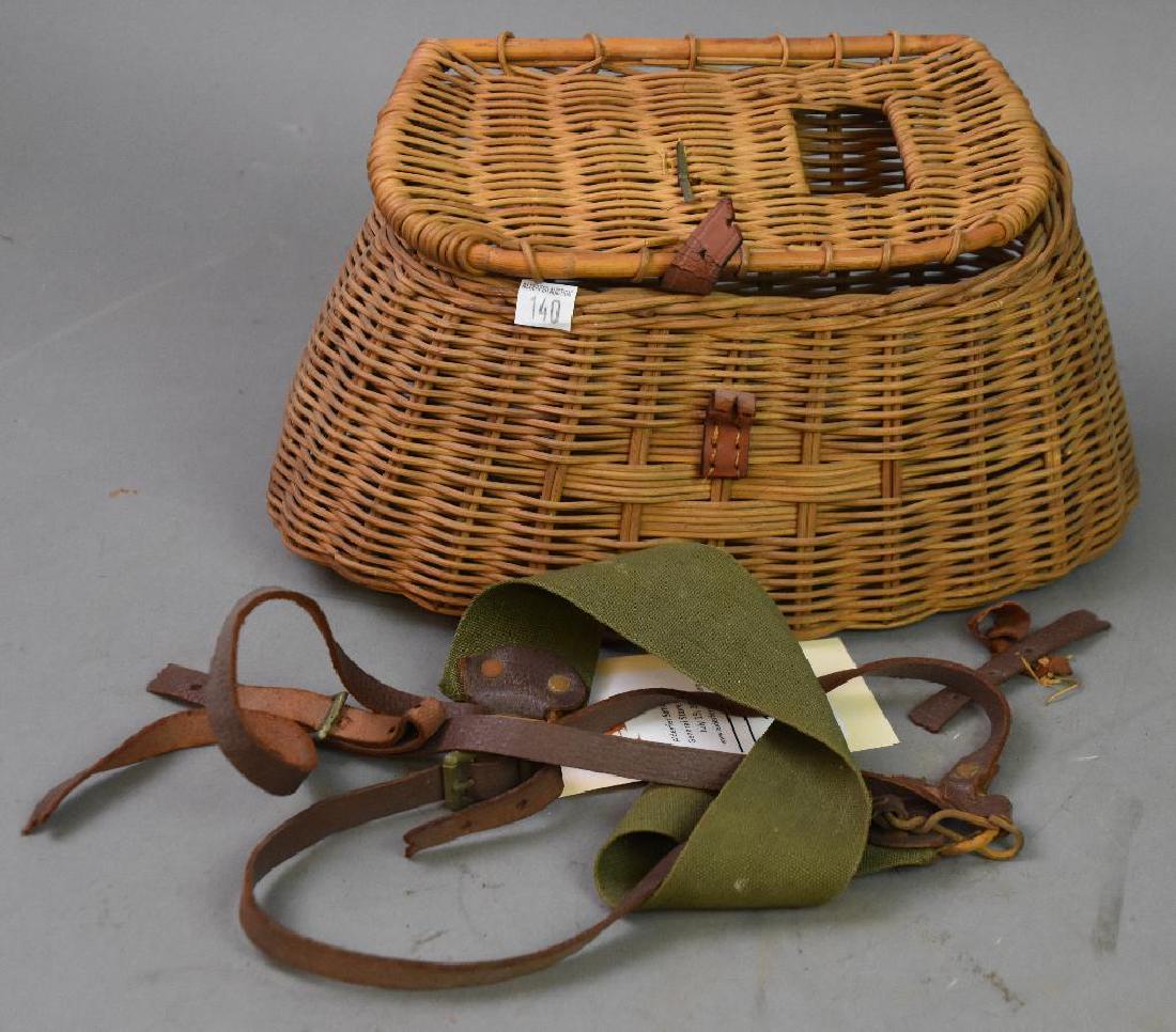 Creel Basket and Fishing Pole (1 of 9)