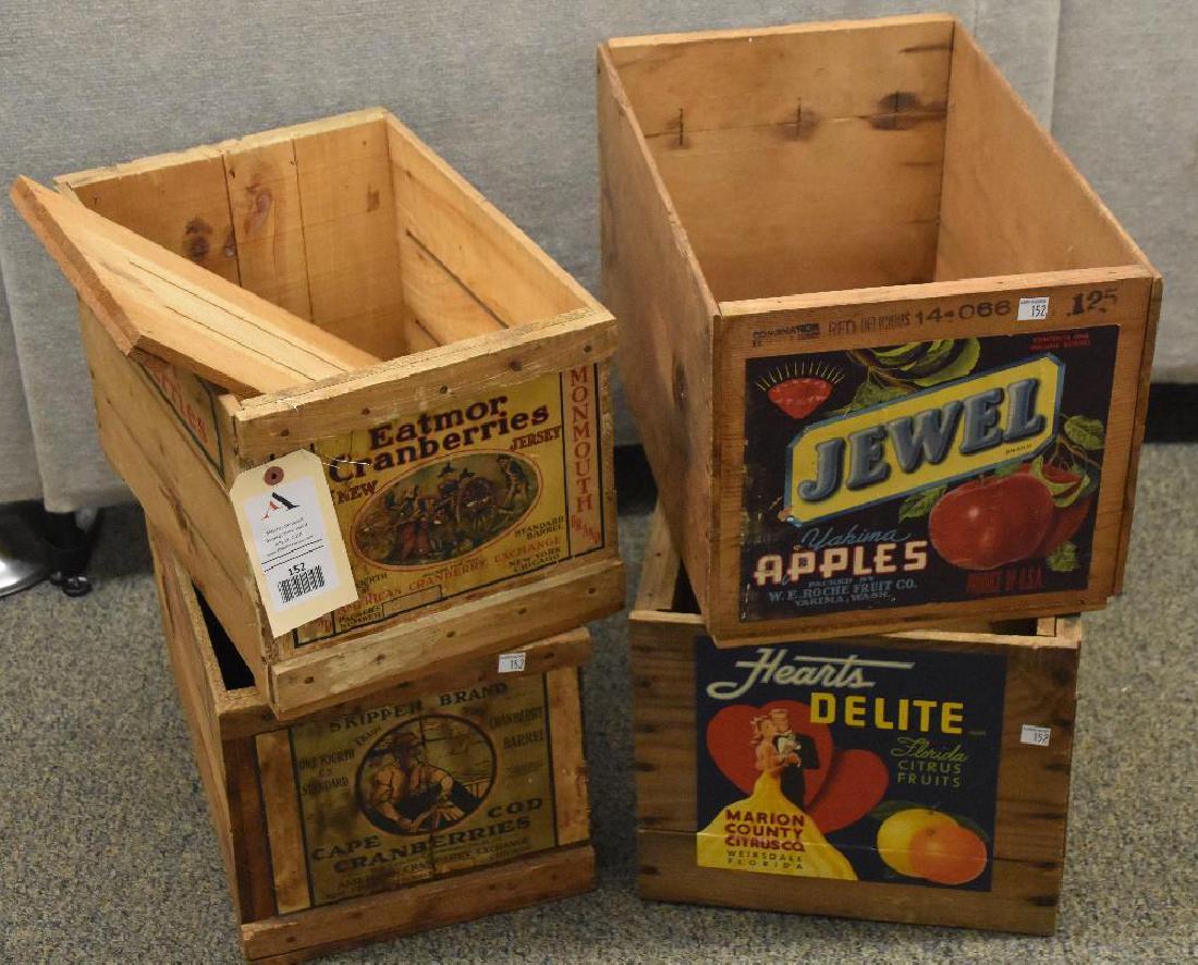 Four Wood Advertising Crates (1 of 3)