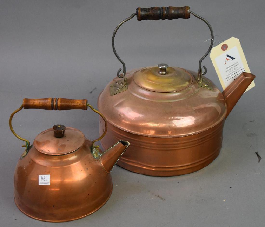 Two Copper Tea Kettles (1 of 3)