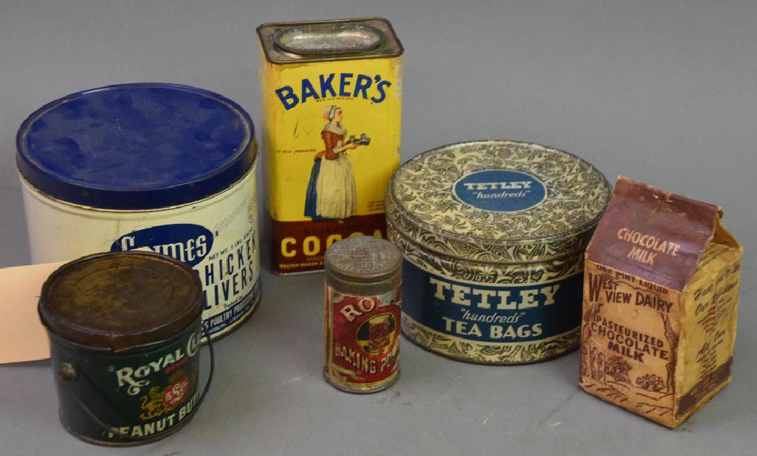 6 Various Food Tins/Boxes (1 of 3)