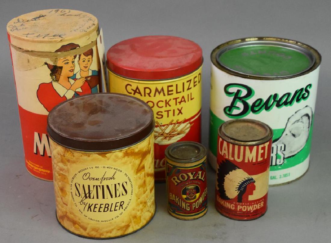 6 Various Food Tins/Boxes (1 of 3)