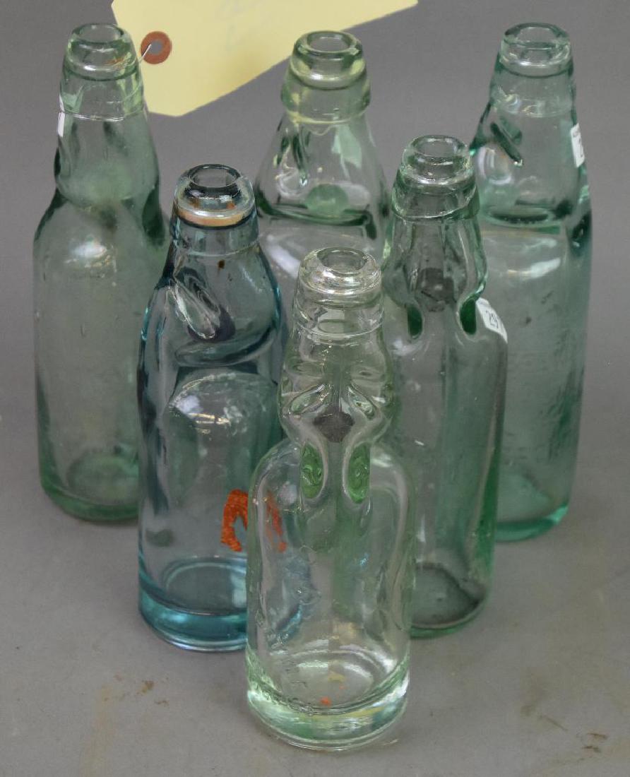 6 Marble Soda Bottles