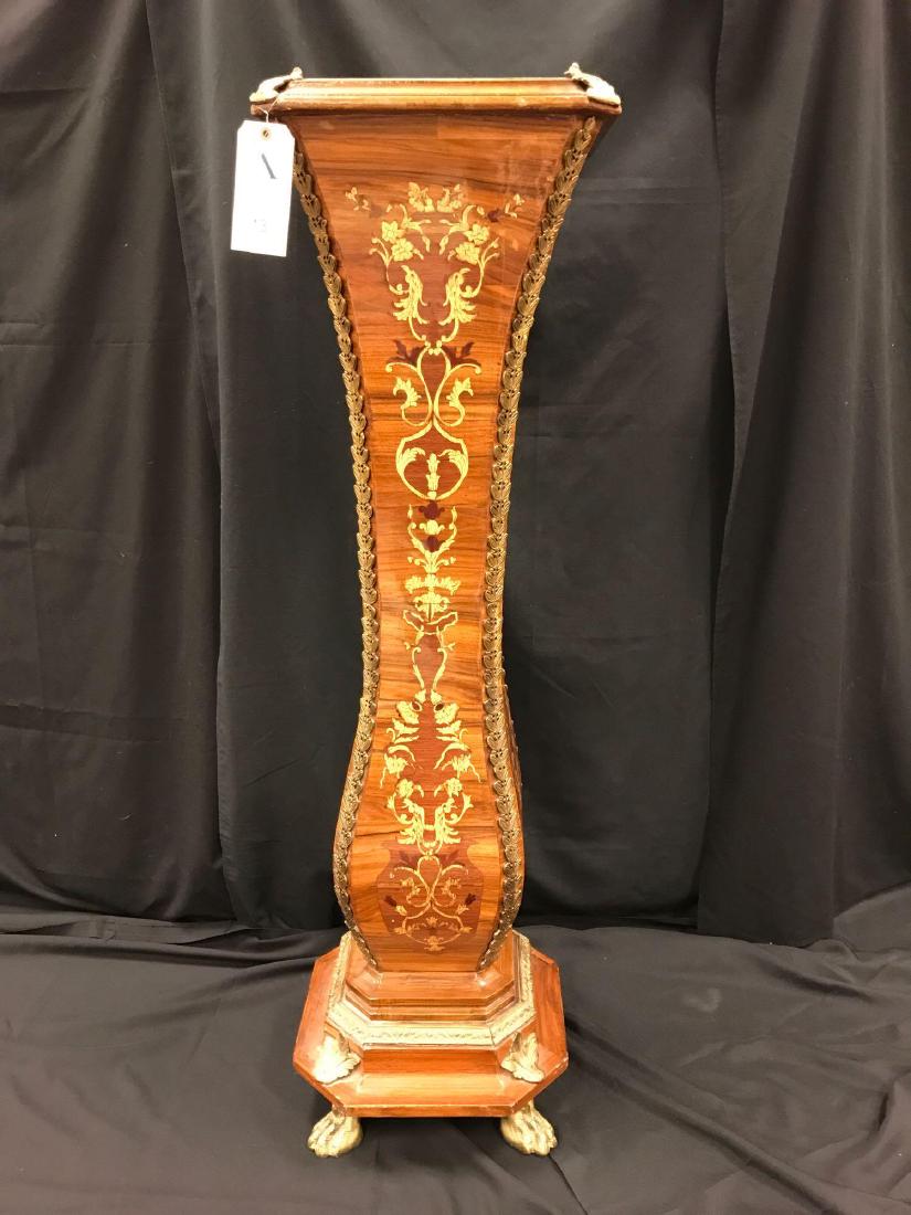French Marble Top Pedestal (1 of 8)