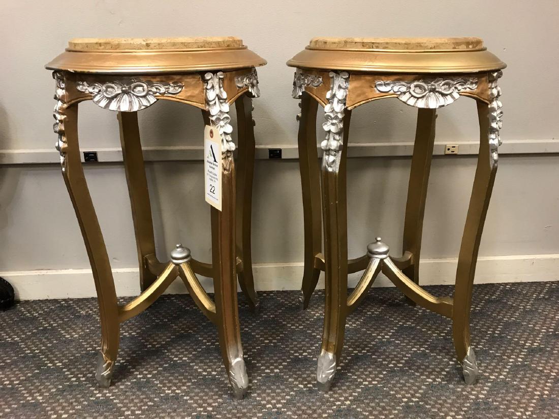 Marble top Side Tables (1 of 6)