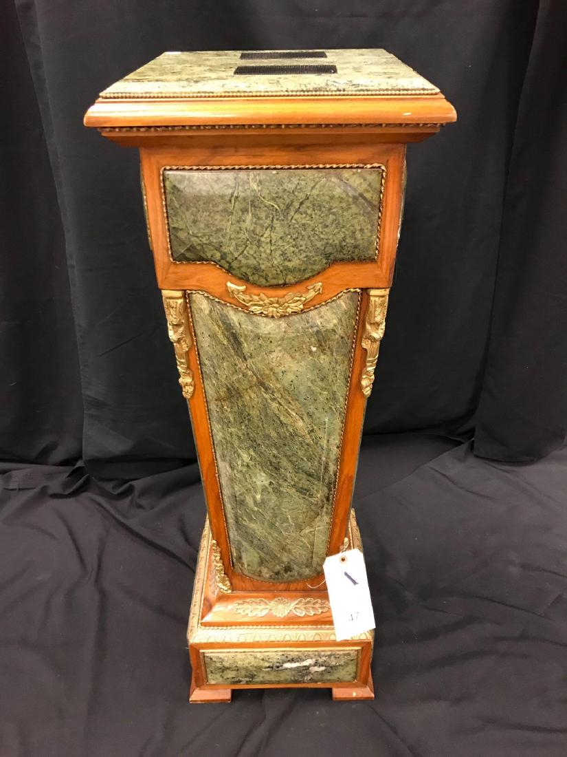 French  Marble and Ormolu Mounted Pedestal (1 of 5)