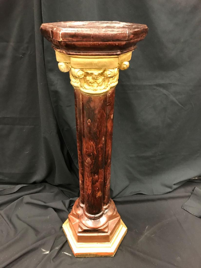 Faux Marble Pedestal (1 of 7)