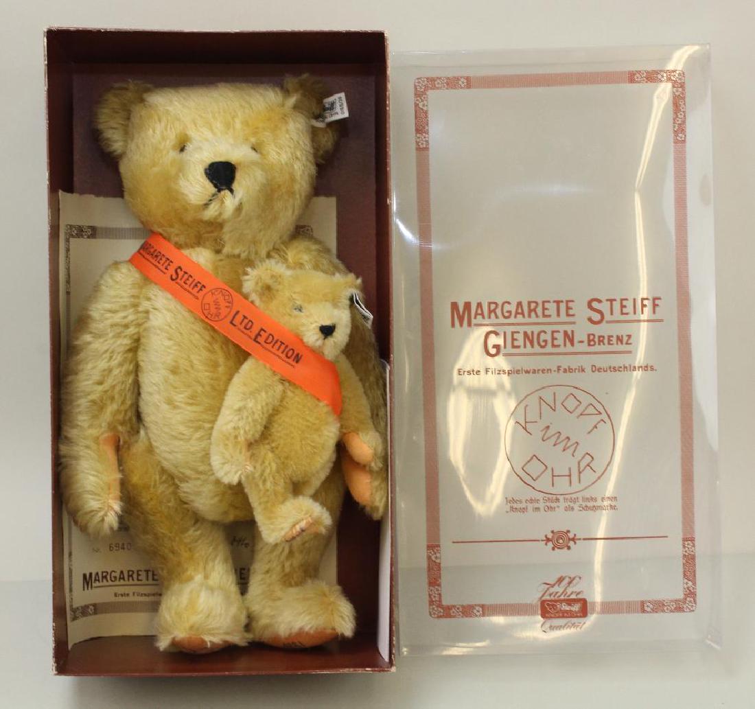 PAIR OF MIB STEIFF 1903 TEDDYBARS, SIGNED ON FOOT OF (1 of 2)