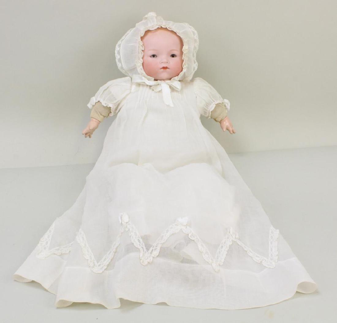 19" ANTIQUE BISQUE HEAD "DREAM" BABY DOLL. (1 of 2)