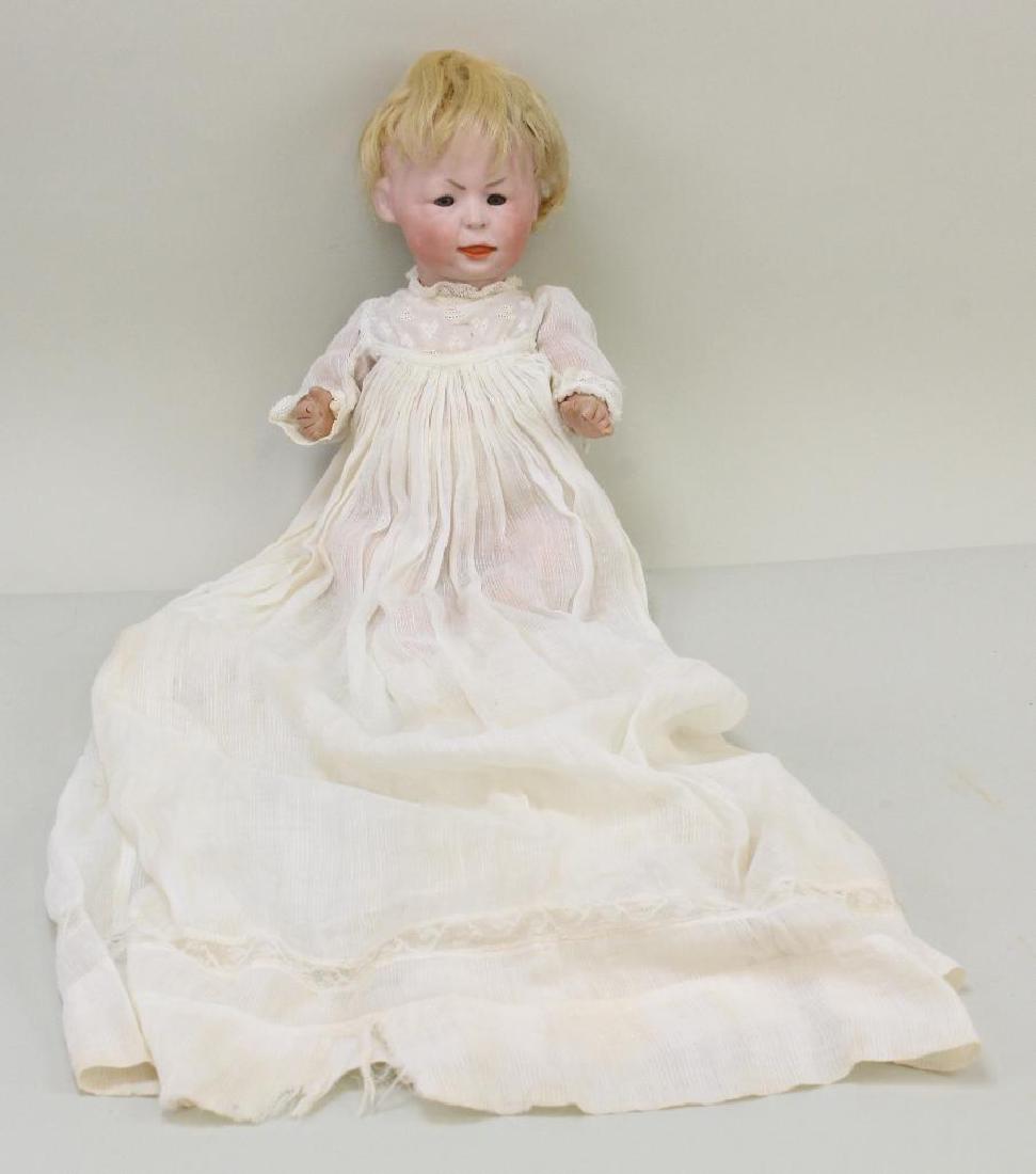 12 1/2" 1428 6 ANTIQUE BISQUE HEAD CHARACTER BABY DOLL. (1 of 4)
