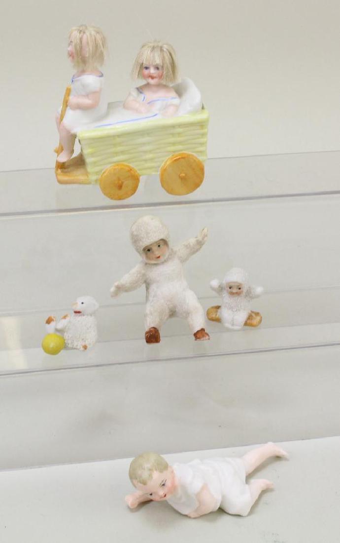 LOT OF ANTIQUE ALL BISQUE ITEMS. (1 of 2)