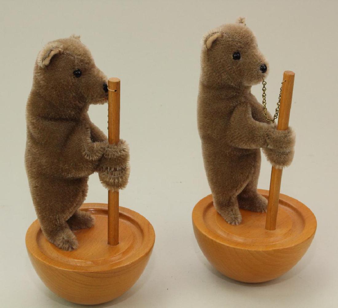 PAIR OF MINT TAGGED STEIFF MOHAIR "ROLLY" BEARS. (1 of 1)