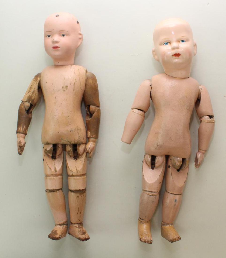 PAIR OF SCHOENHUT DOLLS. (1 of 4)