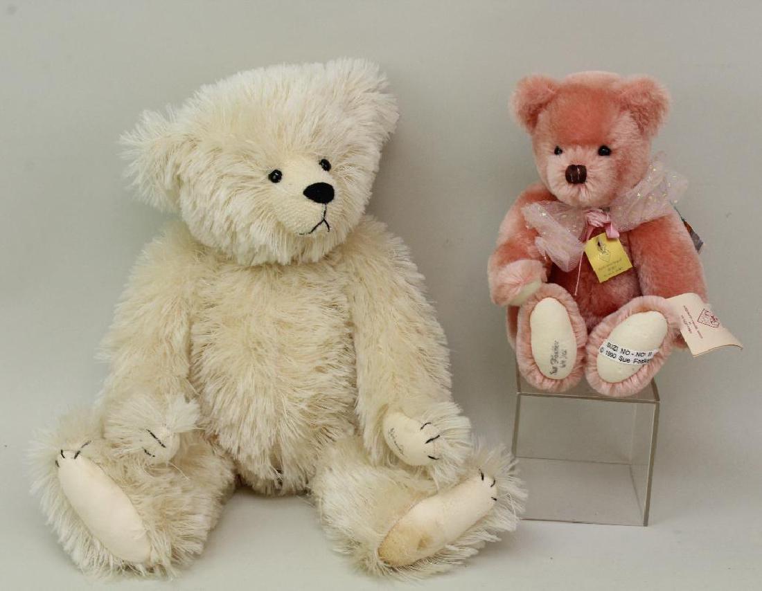 PAIR OF TAGGED MOHAIR ARTIST BEARS. (1 of 5)