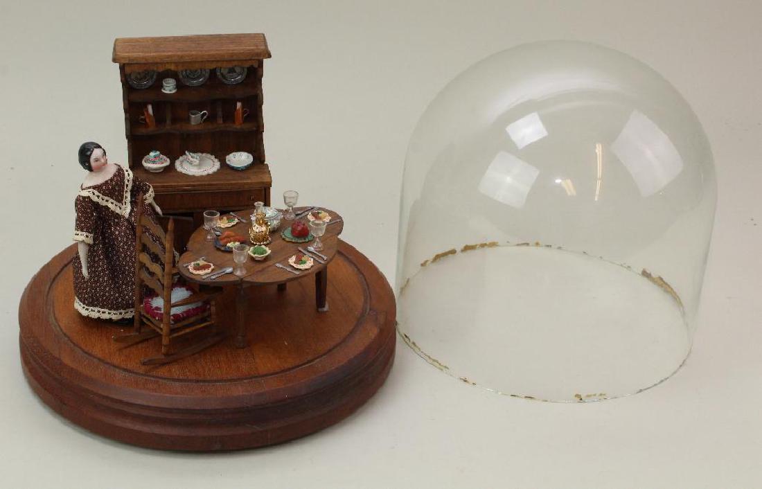 EARLY AMERICAN ROOM SCENE: DINING AREA. (1 of 4)