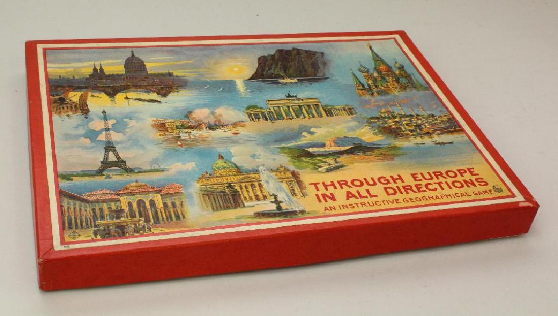 TOYS: MIB GERMAN GAME "THROUGH EUROPE IN ALL (1 of 6)
