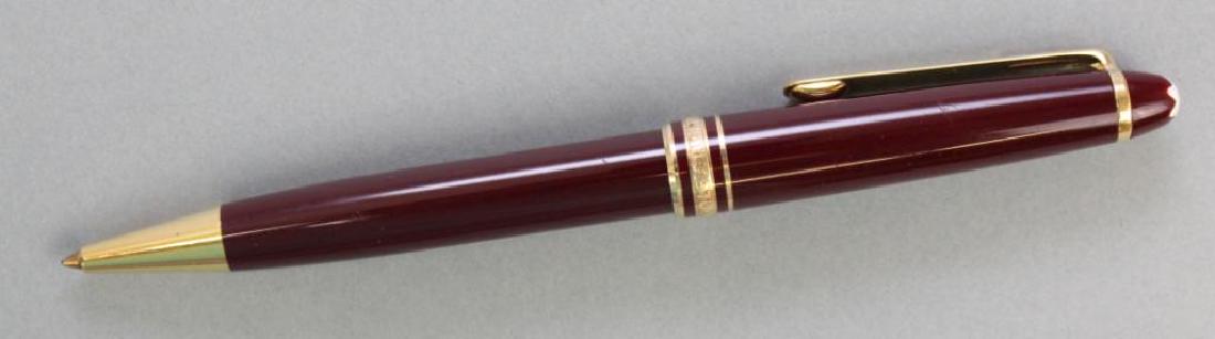Mont Blanc Roller Ball Pen: In original box, Meisterstuck in burgundy.