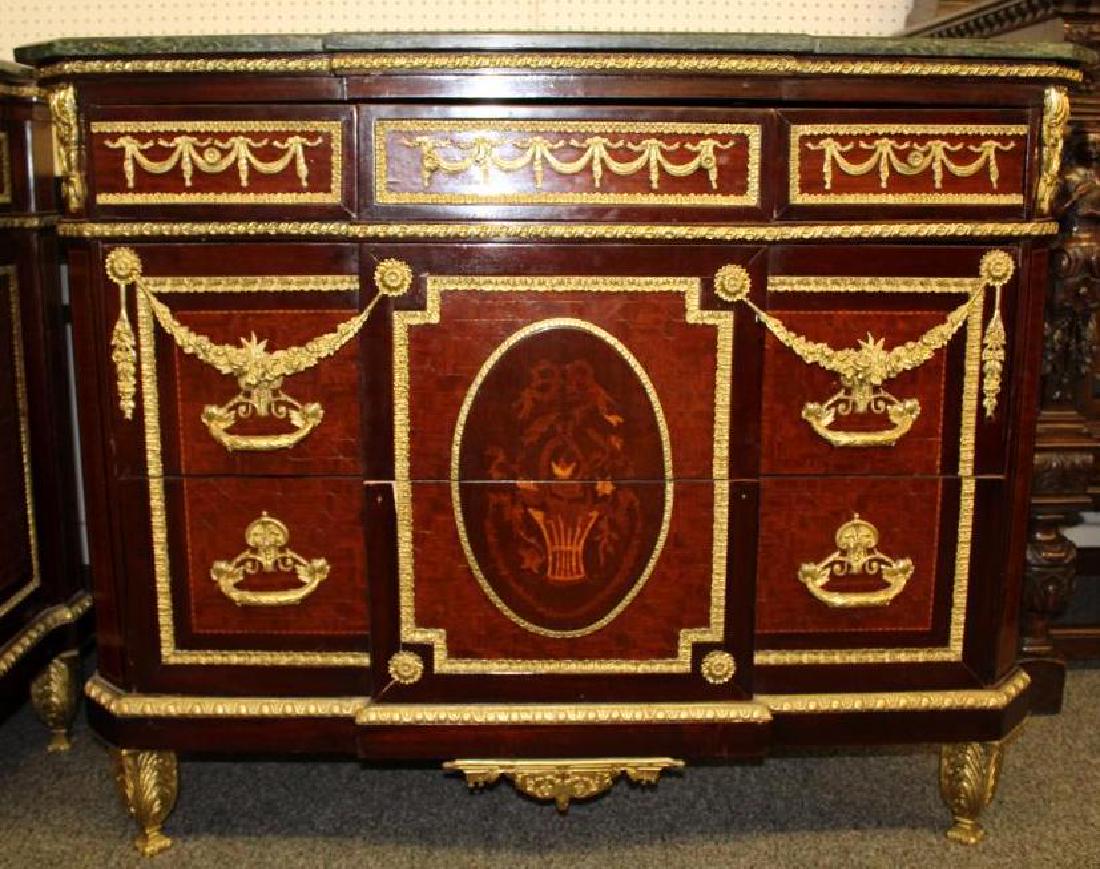 Louis XVI Style Marble Top Commode (1 of 7)