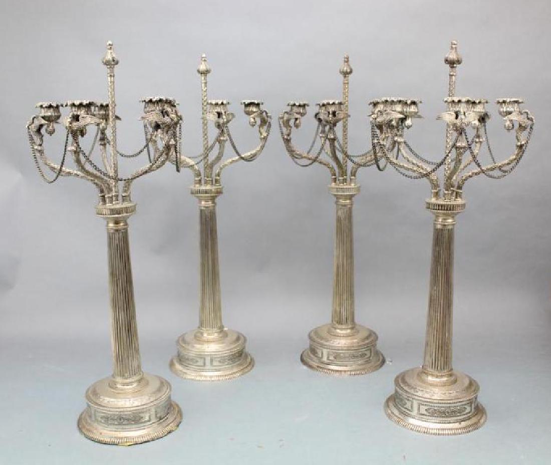 Silver Plated Candelabras (1 of 8)