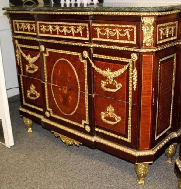 Louis XVI Style Marble Top Commode (1 of 3)