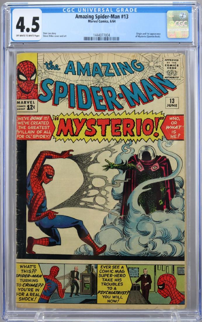 Amazing Spider-Man #13 CGC 4.5: 6/64, Origin and 1st appearance of Mysterio (Quentin Beck).