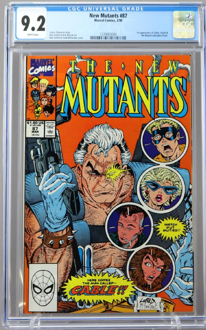 New Mutants #87 CGC 9.2 (1 of 3)