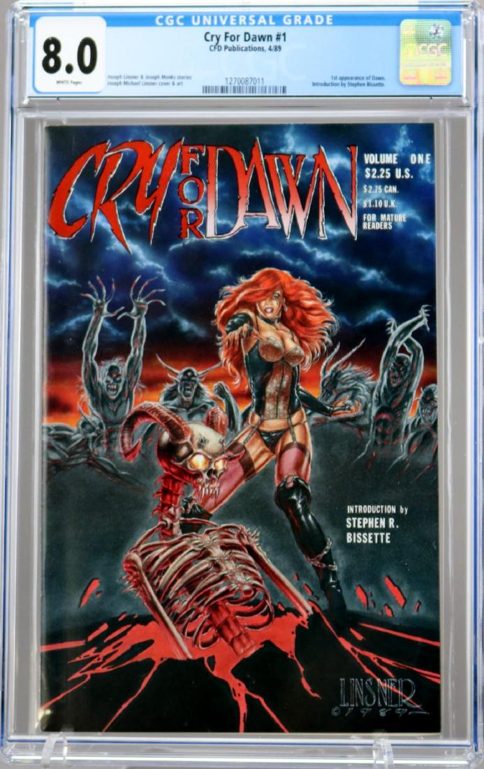 Cry For Dawn #1 CGC 8.0 (1 of 3)