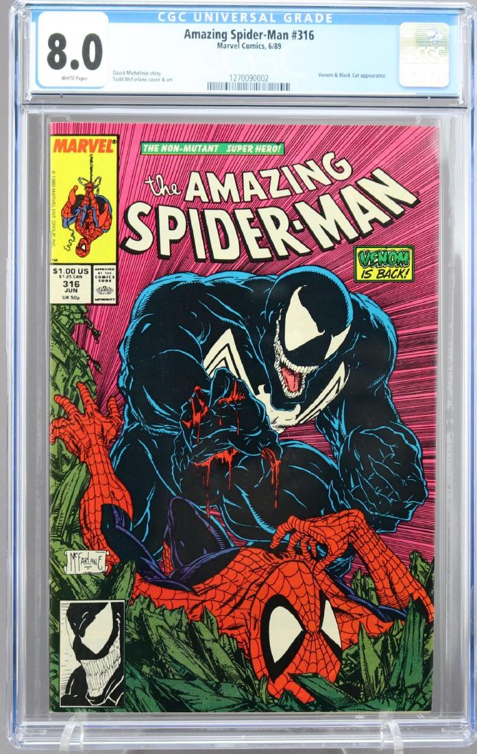 Amazing Spider-Man #316 CGC 8.0 (1 of 3)