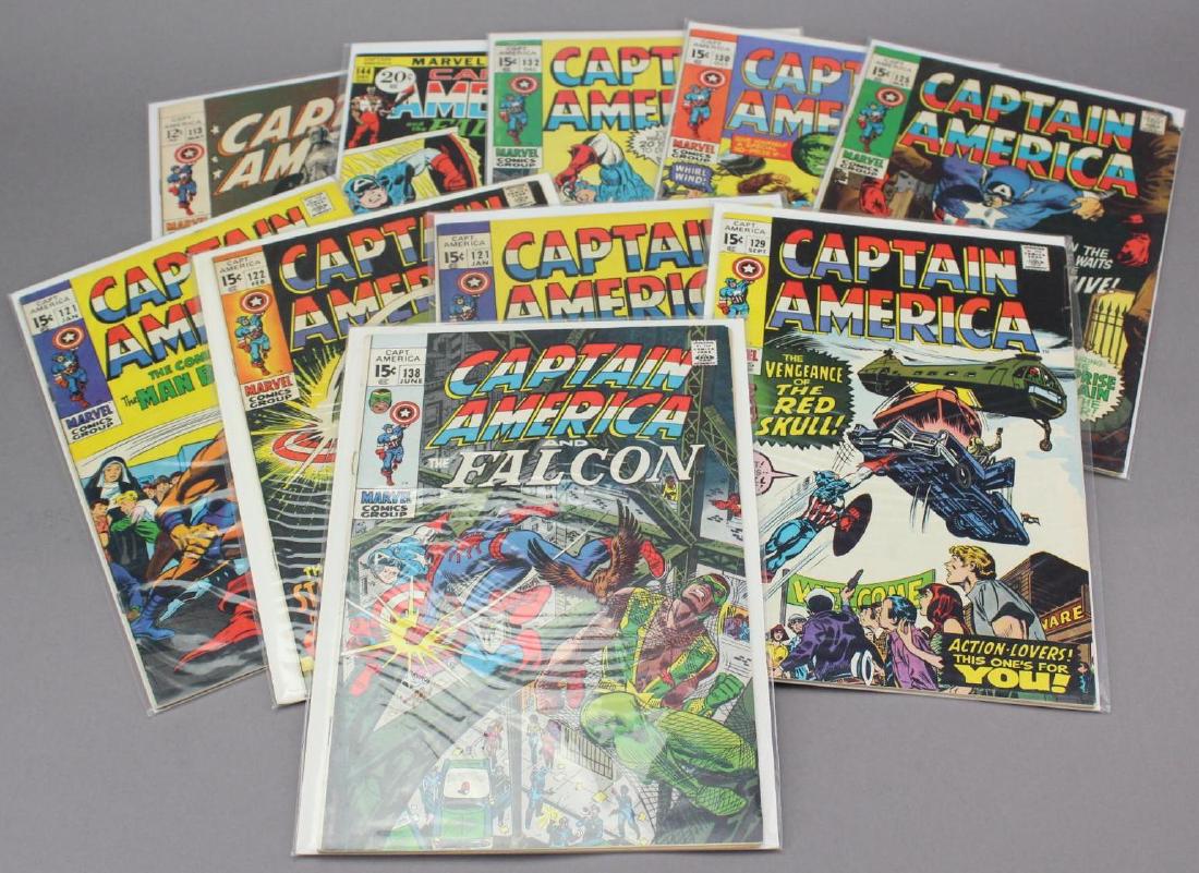 Grouping of (10) Captain America Silver & Bronze Age Co (1 of 10)