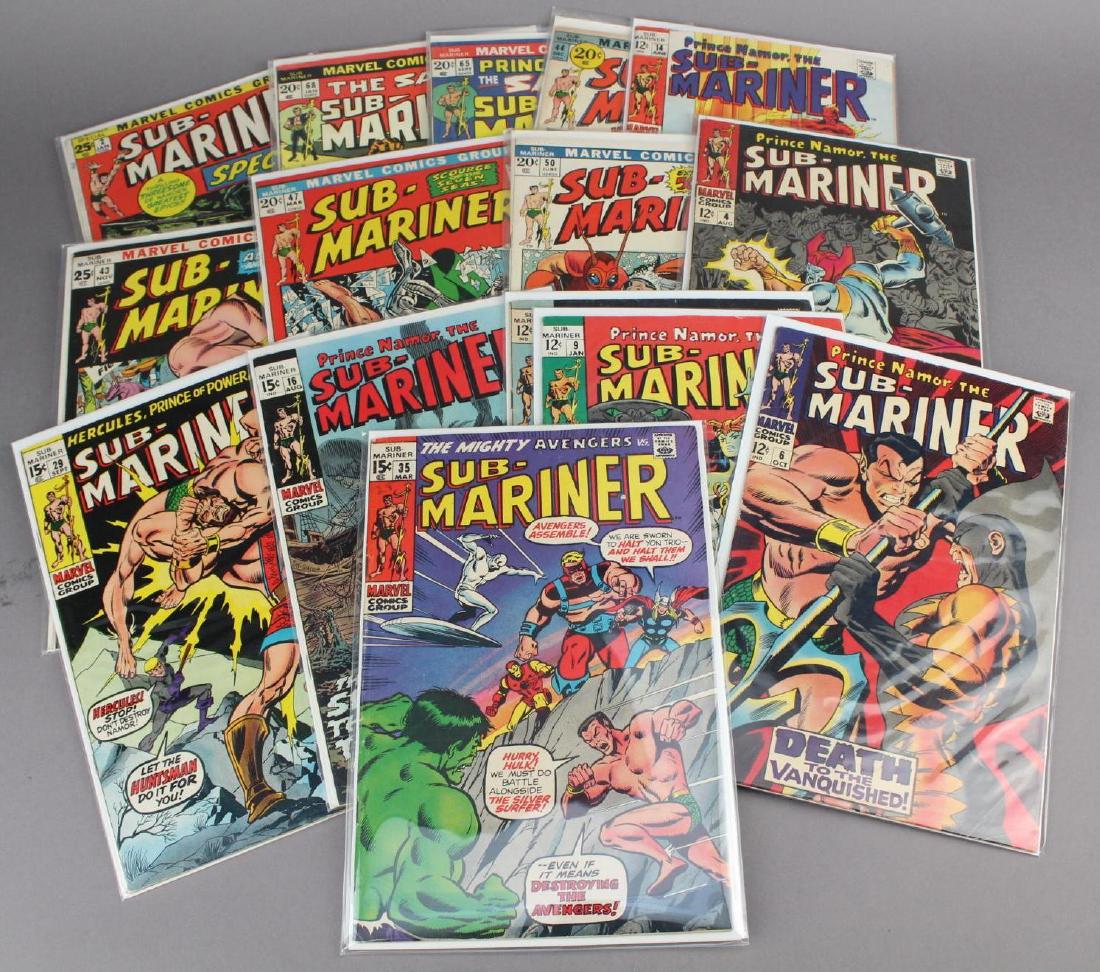 Grouping Of (15) Sub Mariner Silver & Bronze Age Comics