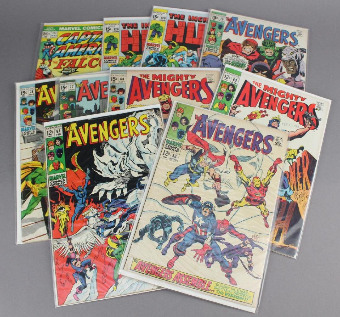 Grouping of (10) Black Panther Cover Appearance Silver: Appearances in Avengers, Hulk, & Captain America.