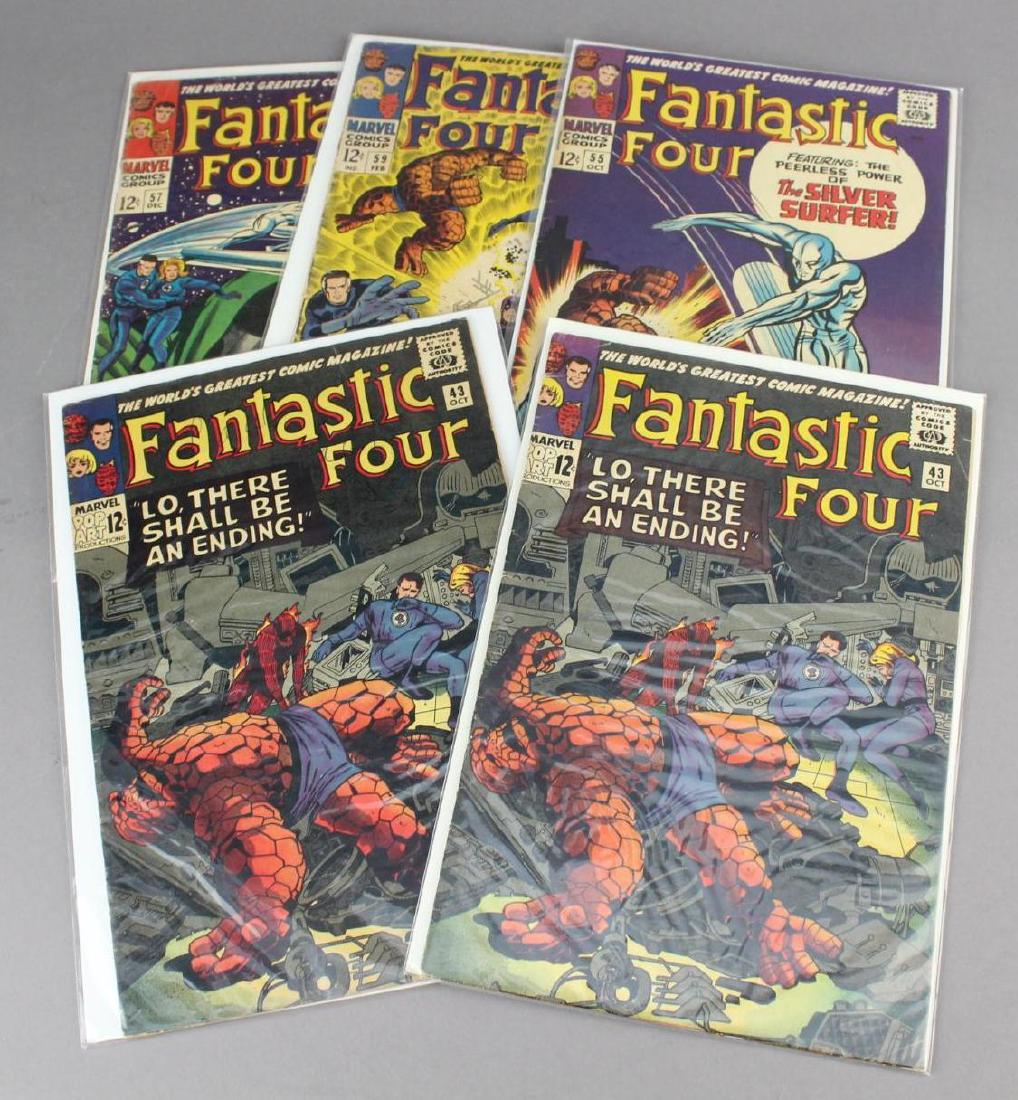 Grouping of (5) Fantastic Four Silver Age Comics (1 of 6)