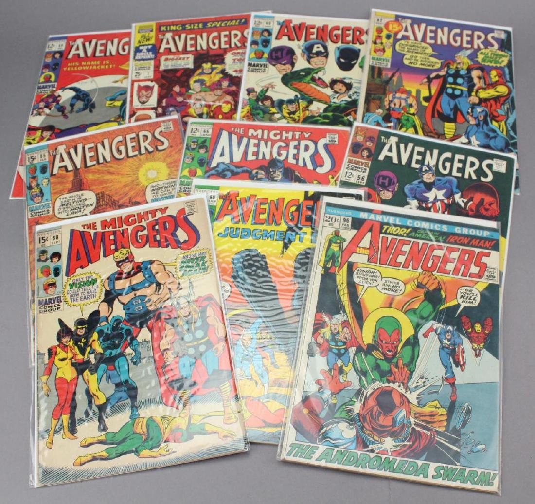 Grouping of (10) Silver & Bronze Age Avengers Comics (1 of 10)