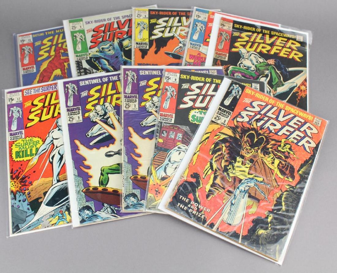 Grouping of (10) 1st Series Silver Surfer Comics (1 of 10)