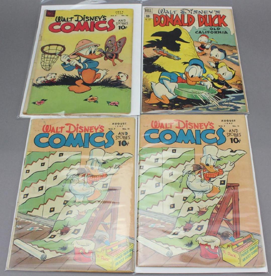 Grouping of (4) Golden Age Donald Duck Comics (1 of 5)