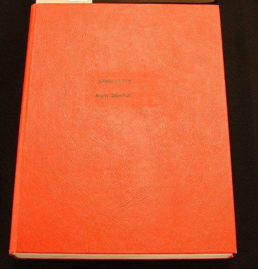 Book World War II Pacific: Limited typescript copy of book titled "Engelhart's Army Service" by E.C. Engelhart, 302pp, with presentation letter and presentation on title page. Book details Engelharts World War II service includ