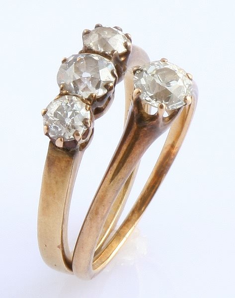 Diamond Wedding Ring Set - 2